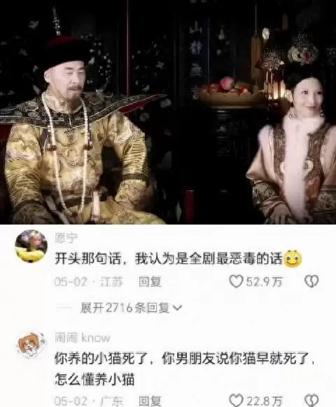 《甄嬛传》宜修台词重刷引观众心口一酸：细节速览